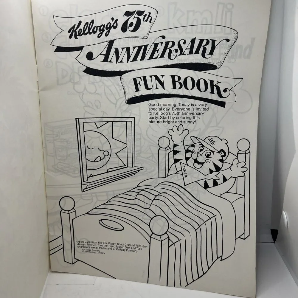 Vintage Kellogg's 75th Anniversary Fun‎ Book